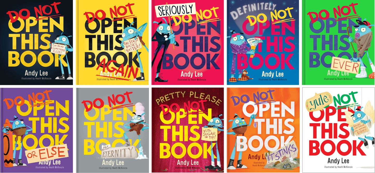 Do Not Open This Book - 10-Hardback Slipcase